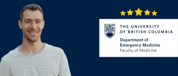 Dr. Jared Baylis receives inaugural Dr. Brian Chung Award for Outstanding Contribution to Residency Education 